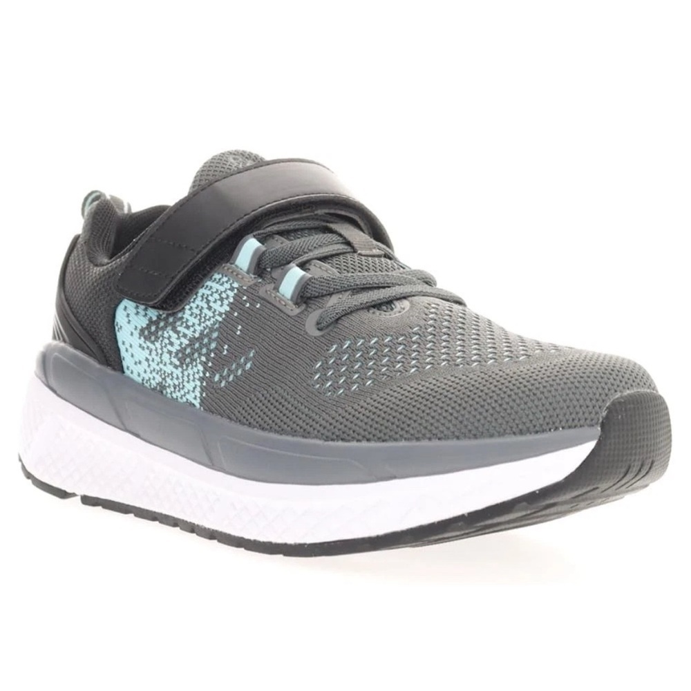Propet Ultra Fx Walking Womens Grey Sneakers Athletic Shoes Grey/Mint 7.5 Wide - Picture 2 of 5